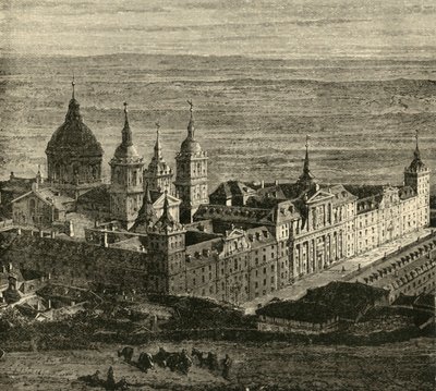 الإسكوريال ، بالقرب من مدريد ، 1890. بواسطة غير معروف
