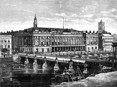 The Exchange and Fredericks Bridge ، برلين ، 1900 بواسطة غير معروف
