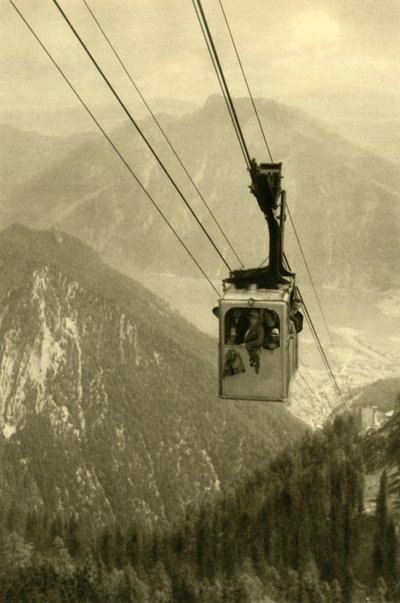 تلفريك Feuerkogel ، النمسا العليا ، c1935. بواسطة غير معروف