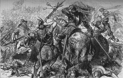 الكفاح من أجل المعيار في بينكي ، 10 سبتمبر 1547 ، c1880 بواسطة غير معروف
