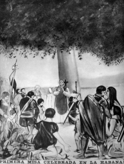 القداس الأول ، 1519 ، 1910s بواسطة غير معروف