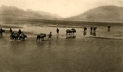 أول منظر لجبل إيفرست ، c1918-c1939. بواسطة غير معروف