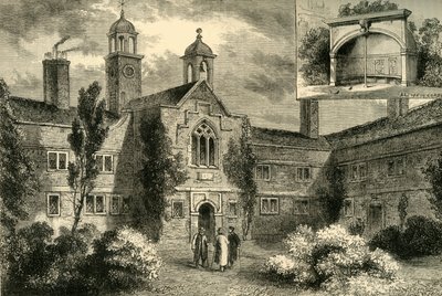 تجار السمك Almhouses في عام 1850 ، c1878. بواسطة غير معروف