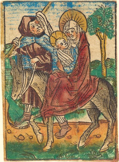 الرحلة إلى مصر ، ج. 1490. بواسطة غير معروف