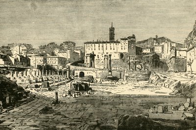 المنتدى في روما ، 1890. بواسطة غير معروف
