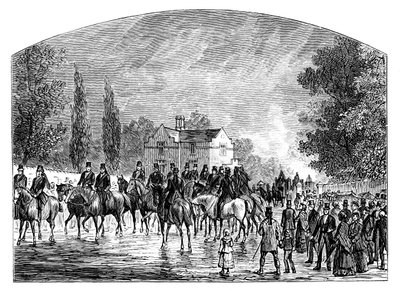 جنازة السير روبرت بيل ، ستافوردشاير ، 1850 ، c1888 بواسطة غير معروف
