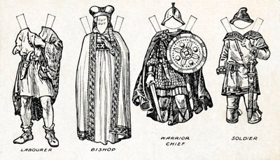 معرض الأزياء البريطانية: كيف يرتدي الناس الأوقات الأنجلو ساكسونية ، c1934 بواسطة غير معروف
