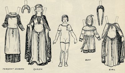 معرض الأزياء البريطانية: اللباس الذي ارتداه الناس في نورمان تايمز ، c1934 بواسطة غير معروف
