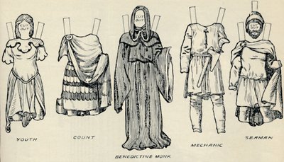 معرض الأزياء البريطانية: اللباس الذي ارتداه الناس في نورمان تايمز ، c1934 بواسطة غير معروف