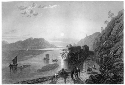 دخول الغانج السهول بالقرب من هوردوار ، الهند ، c1860 بواسطة غير معروف