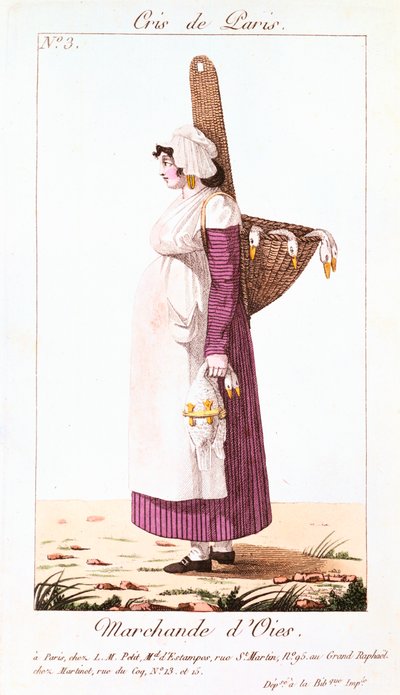 بائع الأوز ، 1826 بواسطة غير معروف