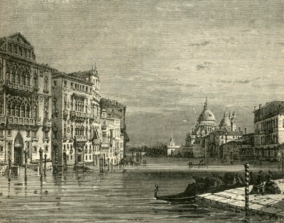 القناة الكبرى ، البندقية ، 1890. بواسطة غير معروف