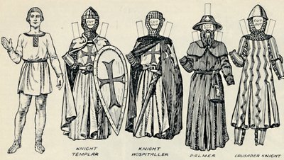 المعرض الكبير للزي البريطاني: فساتين متنوعة يتم ارتداؤها في نورمان تايمز ، c1934 بواسطة غير معروف
