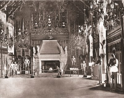 القاعة الكبرى ، قلعة إدنبرة ، إدنبرة ، اسكتلندا ، 1894. بواسطة غير معروف