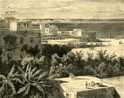 الميناء الكبير في الإسكندرية ، 1890. بواسطة غير معروف