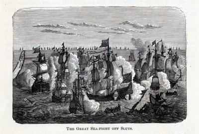The Great Sea-Fight Off Sluys ، 1882 بواسطة غير معروف