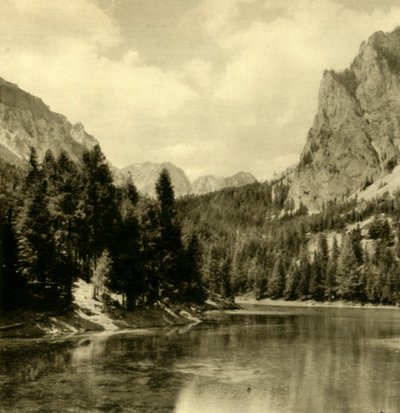 The Grüner See، Styria، Austria، c1935. بواسطة غير معروف