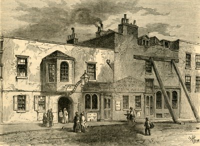 The Gun Tavern ، 1820 ، c1876. بواسطة غير معروف