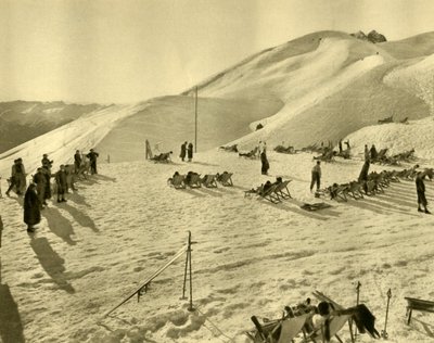 مصعد التزلج Hafelekarbahn ، إنسبروك ، تيرول ، النمسا ، c1935. بواسطة غير معروف