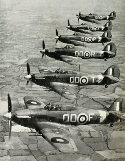 إعصار هوكر ، 1941. بواسطة غير معروف