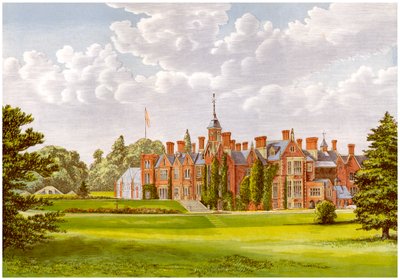 The Hendre ، Monmouthshire ، ويلز ، موطن عائلة Rolls ، c1880 بواسطة غير معروف