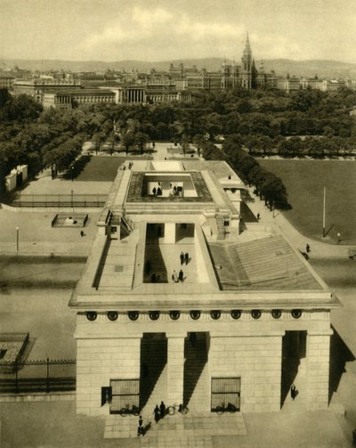 نصب الأبطال ، فيينا ، النمسا ، c1935. بواسطة غير معروف