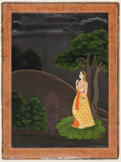 البطلة التي تنتظر بفارغ الصبر حبيبها الغائب أوتكا ناياكا ، ج. 1750-55. بواسطة غير معروف