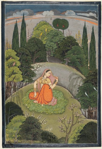البطلة التي تنتظر بفارغ الصبر حبيبها الغائب أوتكا نايكا ، ج. 1760-1765. بواسطة غير معروف