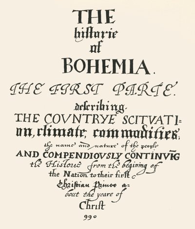 تاريخ بوهيميا ، 1619-1620 ، 1947. بواسطة غير معروف