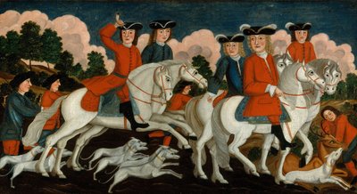 The Hunting Party نيو جيرسي ، كاليفورنيا. 1750. بواسطة غير معروف