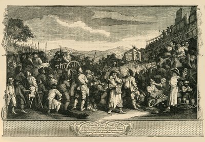تم تنفيذ المتدرب الخامل في Tyburn. بعد طباعة Hogarths. ، 1747 ، c1876. بواسطة غير معروف