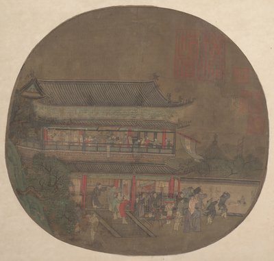 ظهر Lü Dongbin الخالد فوق جناح Yueyang ، أواخر القرن الثالث عشر وأوائل القرن الرابع عشر. بواسطة غير معروف