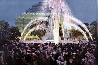 معرض الاختراعات الدولية ، كنسينغتون ، لندن ، أغسطس 1885 بواسطة غير معروف