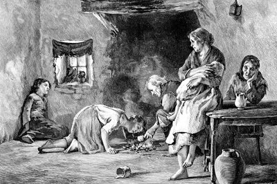 المجاعة الأيرلندية ، 1845-1849 ، 1900 بواسطة غير معروف