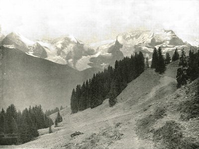 جونغفراو وجيرانها ، سويسرا ، 1895. بواسطة غير معروف