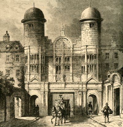 بوابة شارع الملك ، وايتهول ، 1881. بواسطة غير معروف