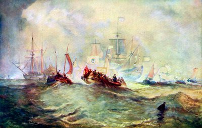 إنزال وليام أورانج في تورباي ، 1688 ، c1920 بواسطة غير معروف