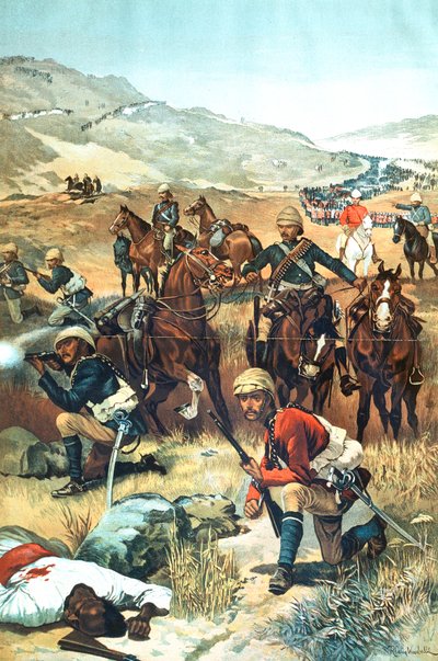 الطلقة الأخيرة في السودان 1885 بواسطة غير معروف