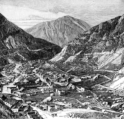 سكة حديد ليما - أورويا ، بيرو ، 1895 بواسطة غير معروف