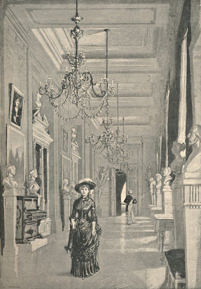 The Long Gallery ، Musée De LOpéra ، 1886 بواسطة غير معروف