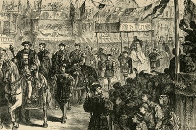 موكب زواج آن بولين ، 1533 ، 1890. بواسطة غير معروف