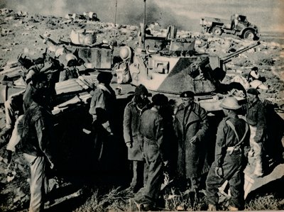 لقاء الدودة. في 26 نوفمبر ، استولت حامية طبرق على الدودة ، 1941 ، 1944 بواسطة غير معروف