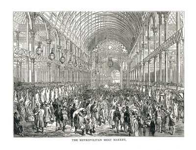 سوق اللحوم متروبوليتان ، 1878 بواسطة غير معروف