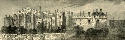 دير القديس يوحنا من القدس ، كليركينويل - منظر عام من الجنوب الشرقي ، c1872. بواسطة غير معروف