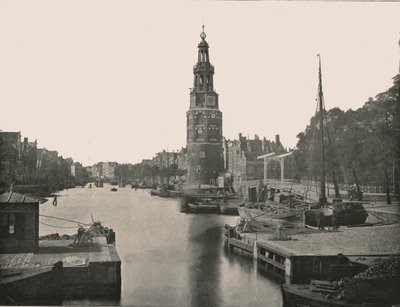 ال Montelbaanstoren ، أمستردام ، هولندا ، 1895. بواسطة غير معروف