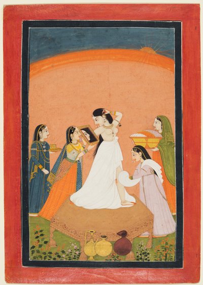 تواليت الصباح ، 1810-25. بواسطة غير معروف