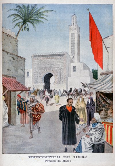 الجناح المغربي في المعرض العالمي لعام 1900 ، باريس ، 1900 بواسطة غير معروف