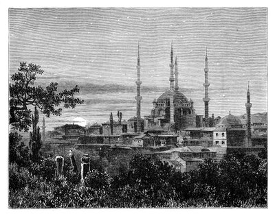 مسجد سليم الثاني في أدريانوبل ، تركيا ، c1888 بواسطة غير معروف
