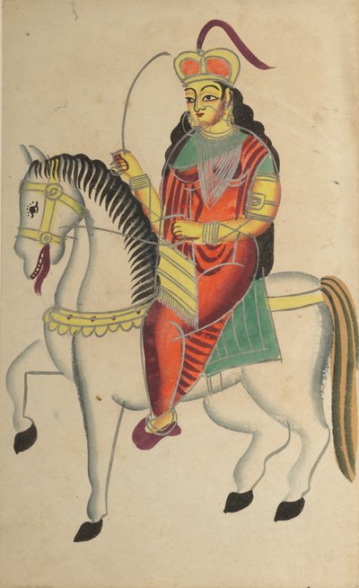تمرد البطلة راني لاكشمي باي من Jhansi ، 1800s. بواسطة غير معروف