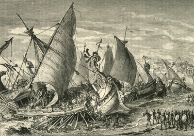 المعركة البحرية في ميناء سيراكيوز ، 1890. بواسطة غير معروف